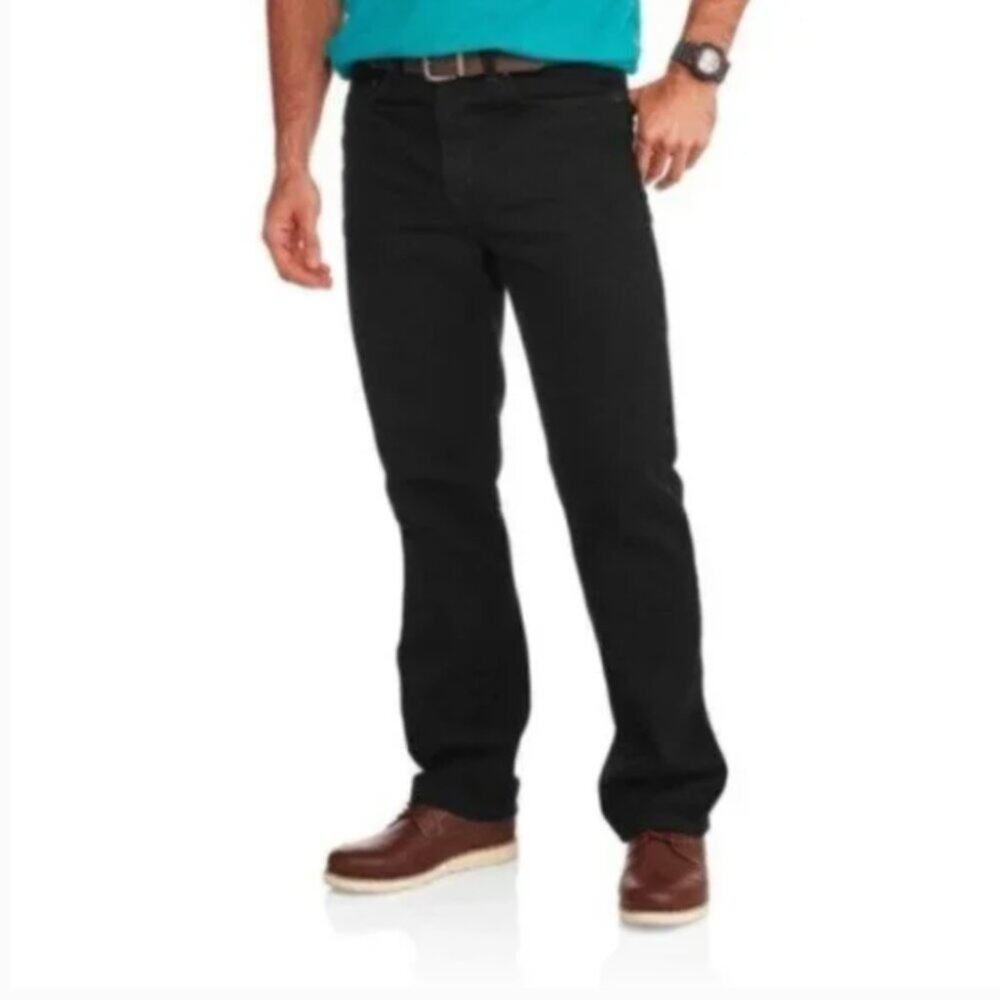Five Four Men's Black Will Relaxed Straight Jeans 38x33 NWT